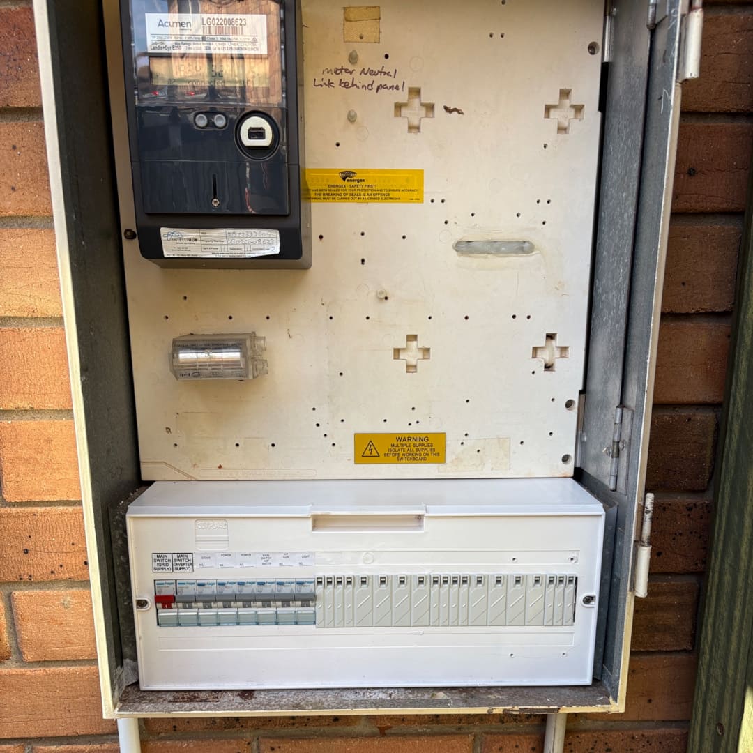 switchboard upgrade completed in Victoria Point