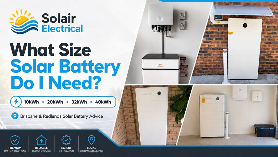 What size battery do I need in Brisbane showing 4 different size batteries